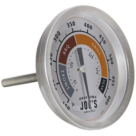 Char-Broil 3 in. Stainless Steel Smoker Thermometer 258674